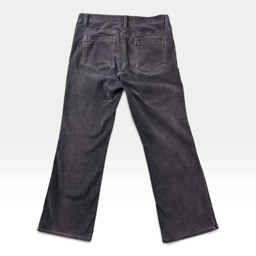prAna Womens Size 6 Corduroy Pants Gray Purple Bootcut Patch Pocket Stretch - Picture 2 of 16